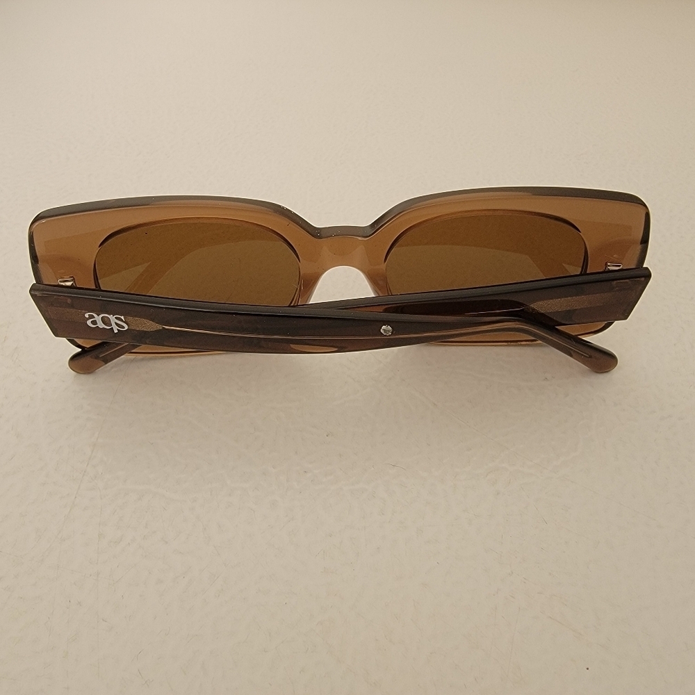 AQS Brown Frame and Lens Sunglasses - Picture 2 of 3